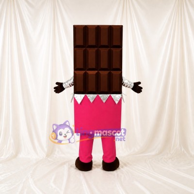 Chocolate Bar Mascot Costume Full Body for Adults Food Events