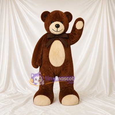 Teddy Bear Mascot Costume Full Body for Adults School Events