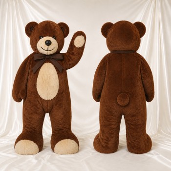 Teddybär Maskottchenkostüm Ganzkörper für Erwachsene Schulveranstaltungen