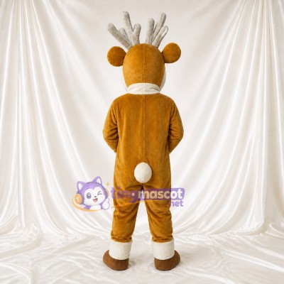 Reindeer Mascot Costume Full Body for Adults Christmas