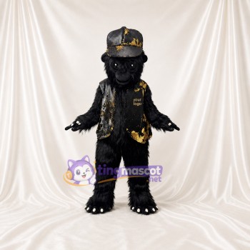 Gorille Costume de mascotte intégral pour adultes Événements sportifs