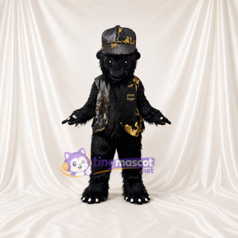 Gorille Costume de mascotte intégral pour adultes Événements sportifs