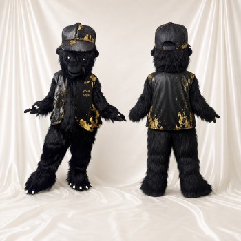 Gorille Costume de mascotte intégral pour adultes Événements sportifs