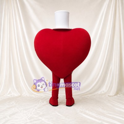 Heart Magician Mascot Costume Full Body for Adults Stage Events