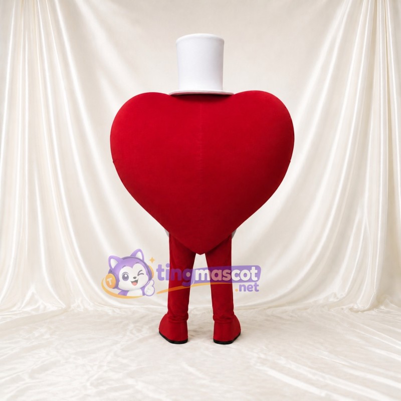 Heart Magician Mascot Costume Full Body for Adults Stage Events