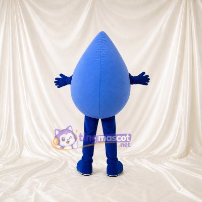 Water Drop Mascot Costume Full Body for Adults School Events