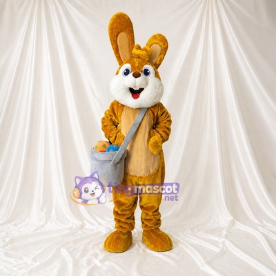 Costume de mascotte lapin intégral pour adultes – événements scolaires