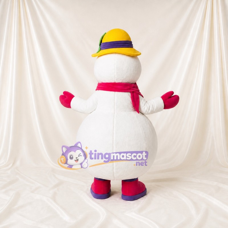 Bonhomme de Neige Costume de mascotte intégral pour adultes Noël