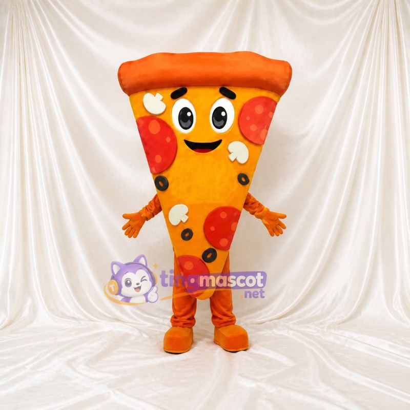 Pizza Slice Mascot Costume Full Body for Adults Food Events