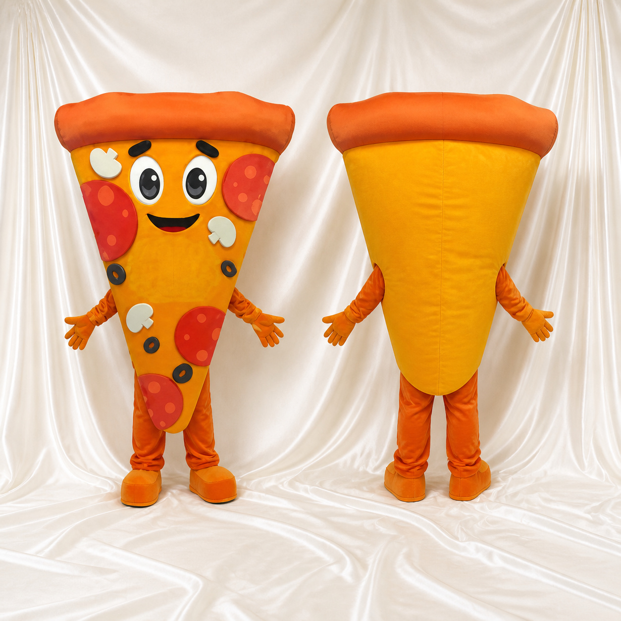 Pizza Slice Mascot Costume Full Body for Adults Food Events Pizza Slice Mascot Costume Full Body for Adults Food Events