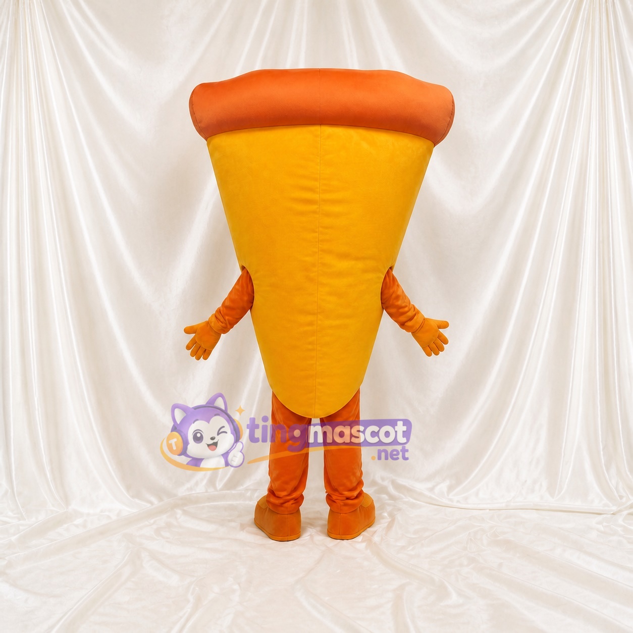 Pizza Slice Mascot Costume Full Body for Adults Food Events Pizza Slice Mascot Costume Full Body for Adults Food Events
