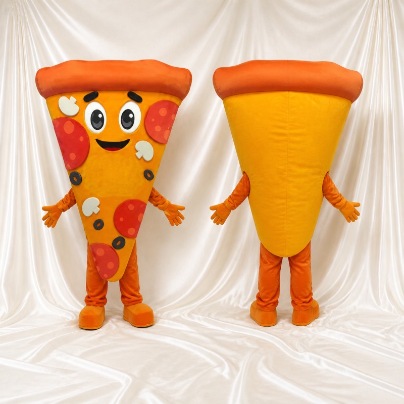 Pizza Slice Mascot Costume Full Body for Adults Food Events