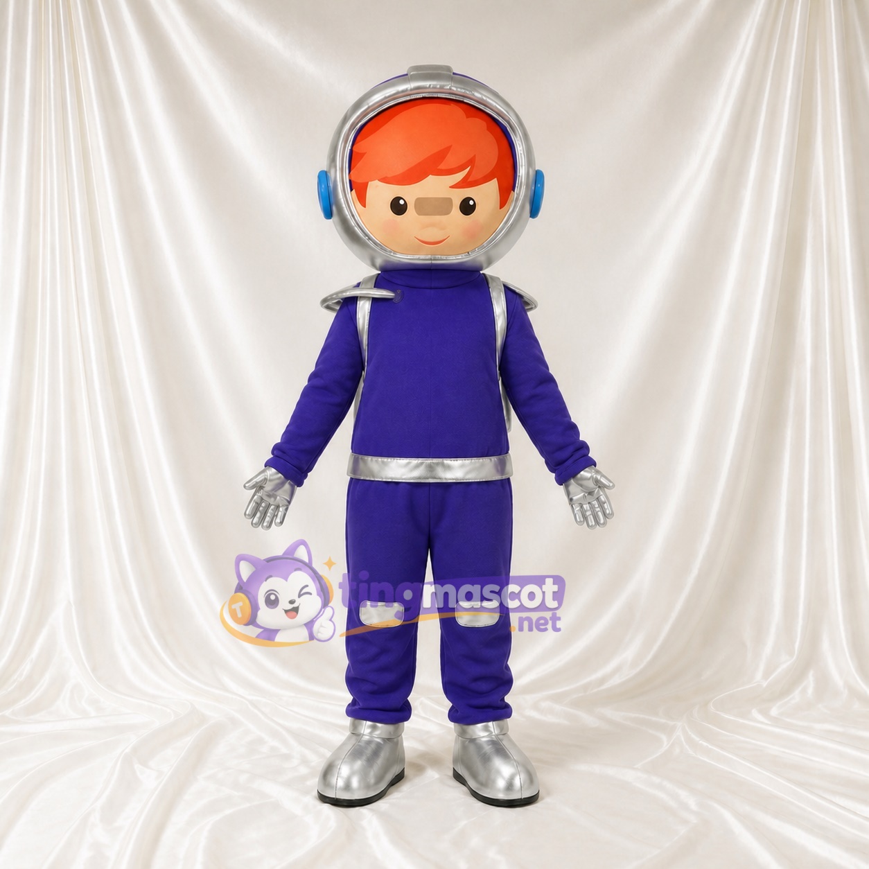 Astronaut Mascot Costume Full Body for Adults School Events Astronaut Mascot Costume Full Body for Adults School Events