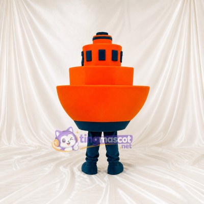Remorqueur Costume de mascotte intégral pour adultes Événements