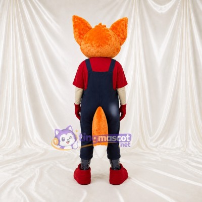 Fox Mascot Costume Full Body for Adults School Events
