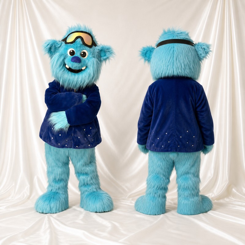 Monster Mascot Costume Full Body for Adults School Events