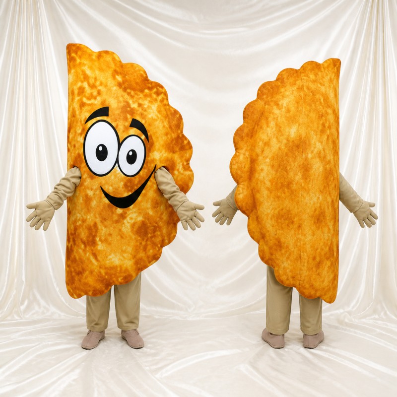 Fried Pastry Mascot Costume Full Body for Adults Food Events