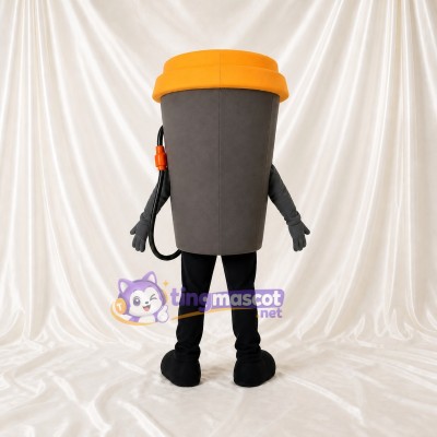 Coffee Cup Mascot Costume Full Body for Adults Food Events