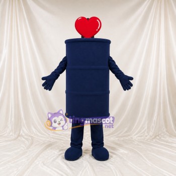 Cylindre Cœur Costume de mascotte intégral pour adultes Événements caritatifs