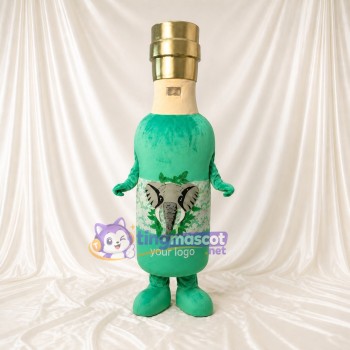 Beverage Bottle Mascot Costume Full Body for Adults Food Events