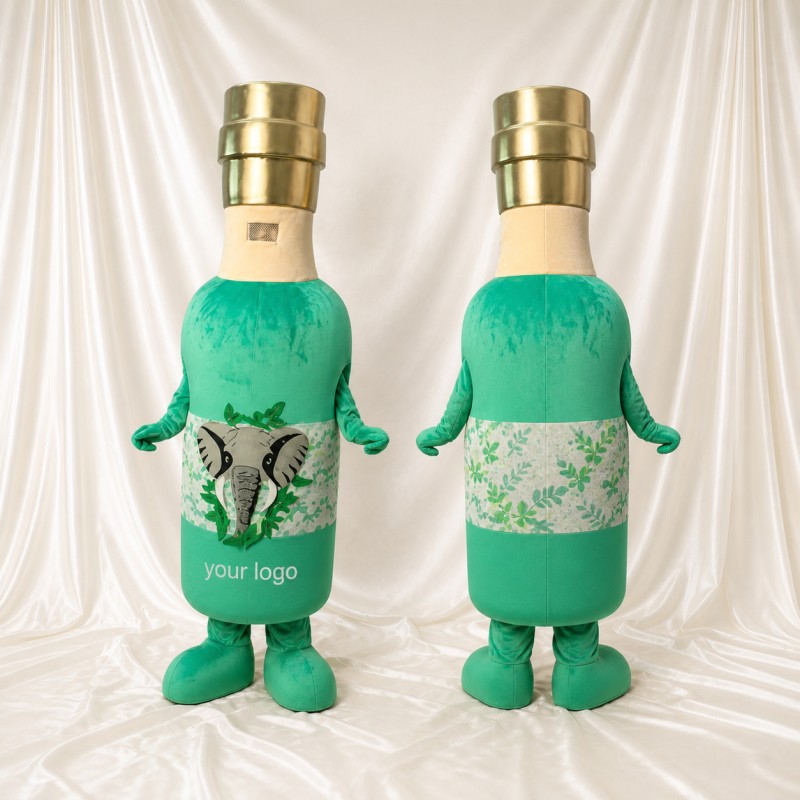 Beverage Bottle Mascot Costume Full Body for Adults Food Events
