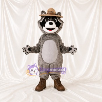 Raton laveur Costume de mascotte intégral pour adultes Événements en Plein Air