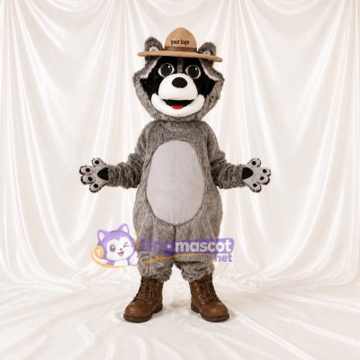 Raton laveur Costume de mascotte intégral pour adultes Événements en Plein Air