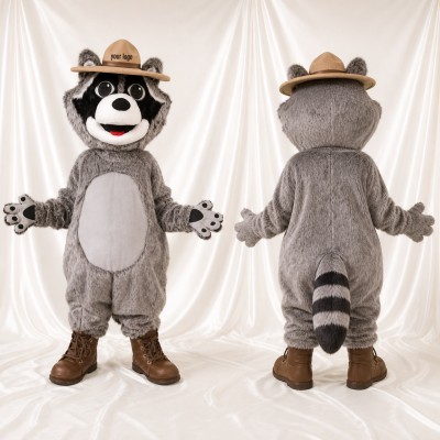 Raton laveur Costume de mascotte intégral pour adultes Événements en Plein Air
