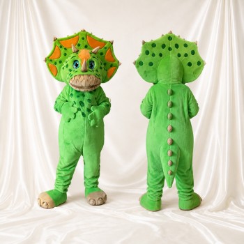 Tricératops Costume de mascotte intégral pour adultes Musées