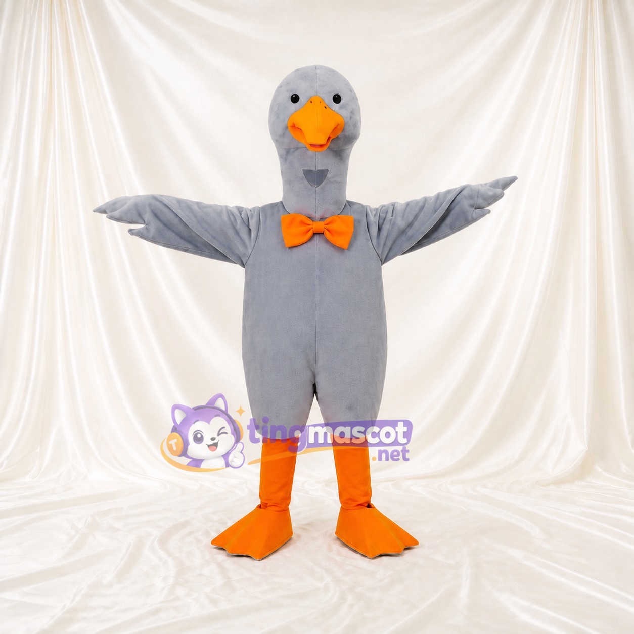Goose Mascot Costume Full Body for Adults Food Events Goose Mascot Costume Full Body for Adults Food Events