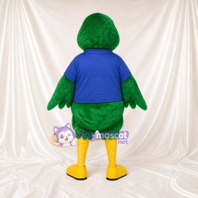 Green Duck Mascot Costume Full Body for Adults Sports Events
