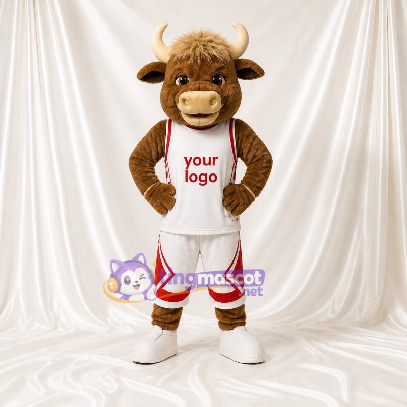 Bull Mascot Costume Full Body for Adults Sports Events