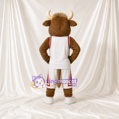 Bull Mascot Costume Full Body for Adults Sports Events