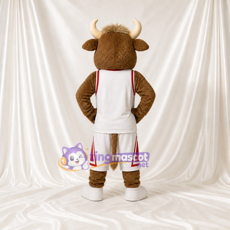 Bull Mascot Costume Full Body for Adults Sports Events