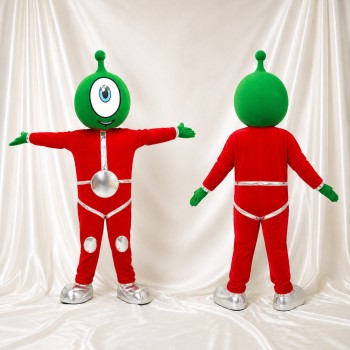 Alien Robot Mascot Costume Full Body for Adults Tech Events