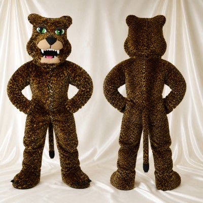 Leopard Mascot Costume Full Body for Adults Sports Events