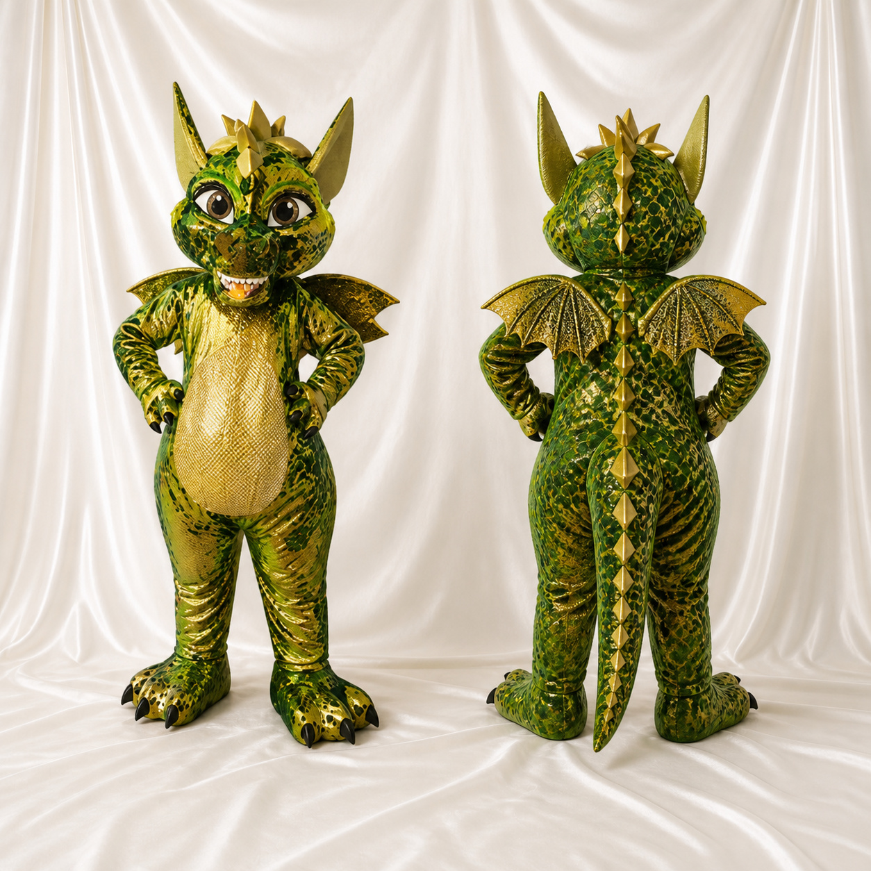 Drache Maskottchenkostüm Ganzkörper für Erwachsene Bühnenveranstaltungen Drache Maskottchenkostüm Ganzkörper für Erwachsene Bühnenveranstaltungen