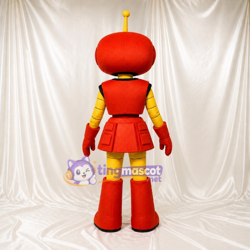 Robot Girl Mascot Costume Full Body for Adults Tech Events