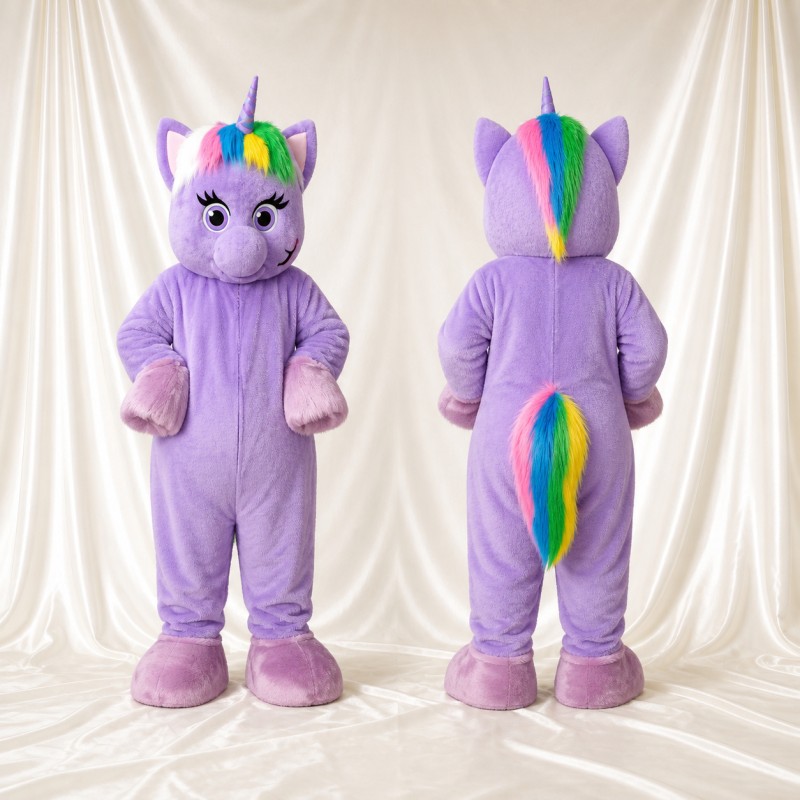Unicorn Mascot Costume Full Body for Adults School Events