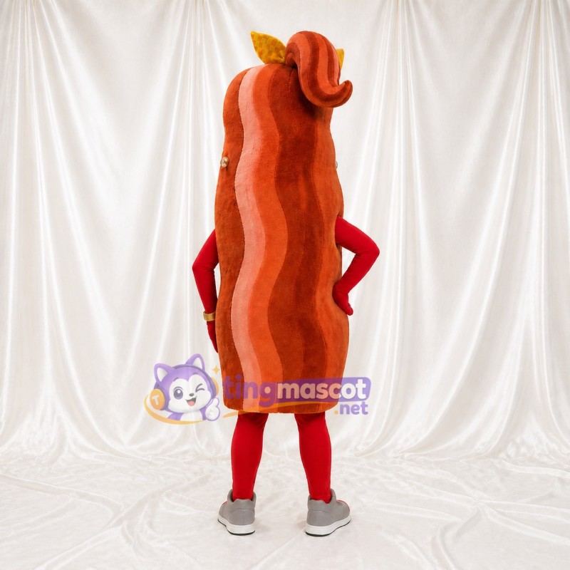 Bacon Strip Mascot Costume Full Body for Adults Food Events