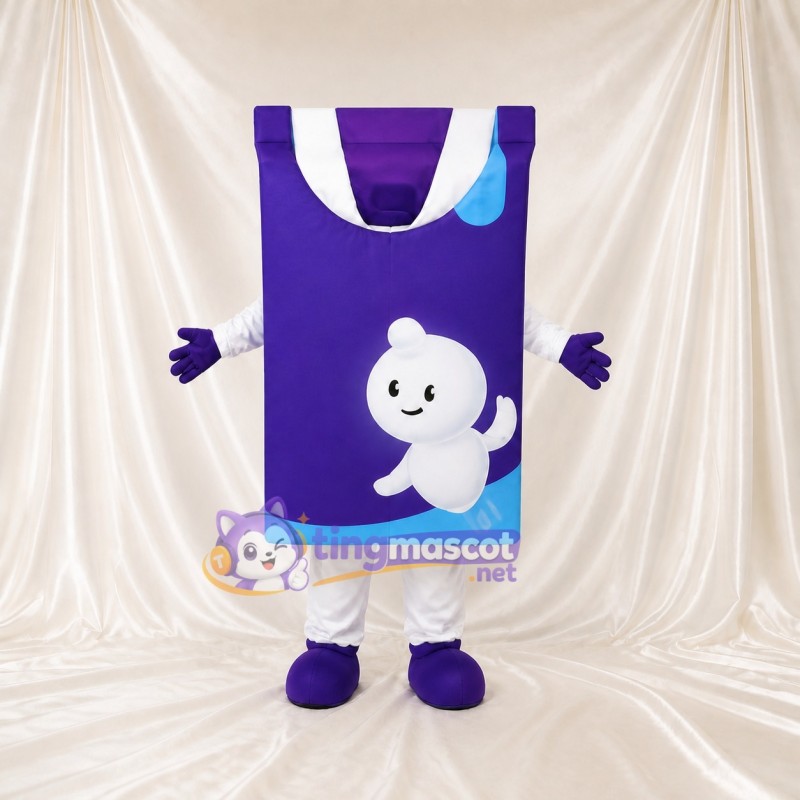 Shopping Bag Mascot Costume Full Body for Adults Promotions