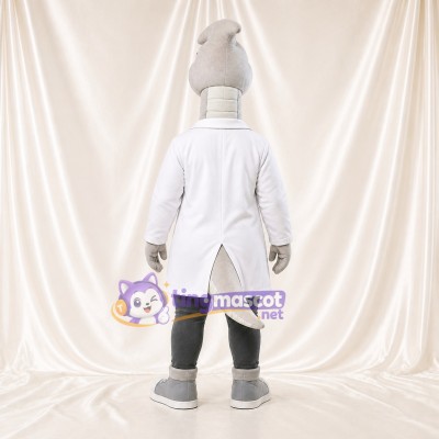 Dinosaur Scientist Mascot Costume Full Body for Adults School Events
