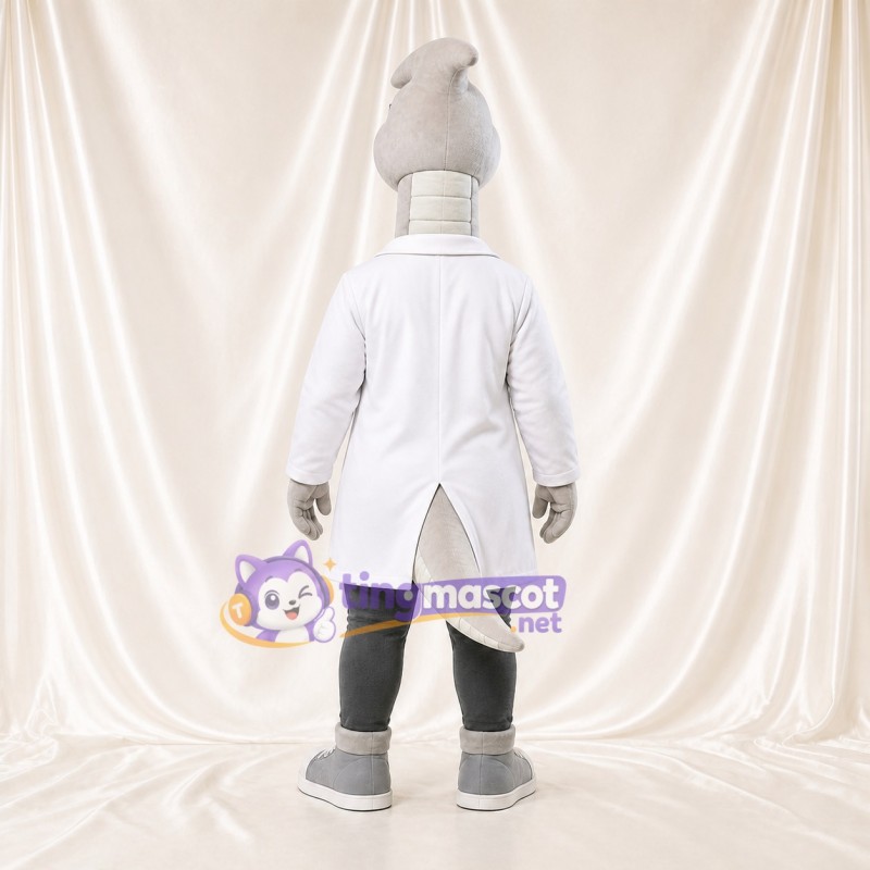 Dinosaur Scientist Mascot Costume Full Body for Adults School Events