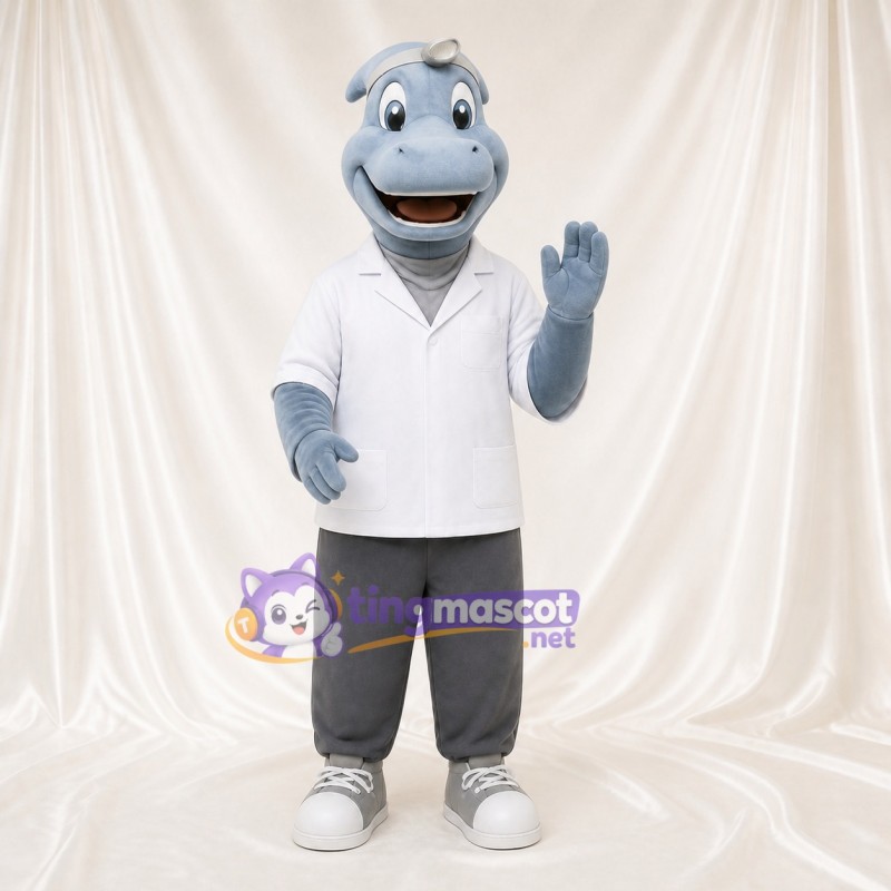 Gray Shark Mascot Costume Full Body for Adults Aquariums