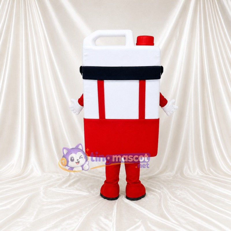 Fuel Can Mascot Costume Full Body for Adults Trade Shows