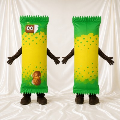 Snack Bag Mascot Costume Full Body for Adults Food Events