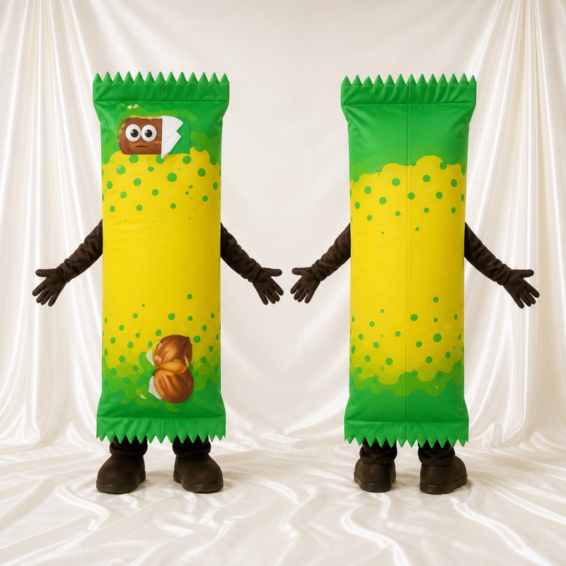Snack Bag Mascot Costume Full Body for Adults Food Events