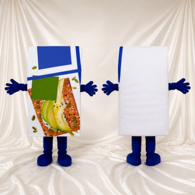 Box Mascot Costume Full Body for Adults Trade Shows
