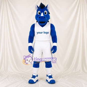Basketball Uniform Horse Mascot Costume Full Body for Adults Sports Events