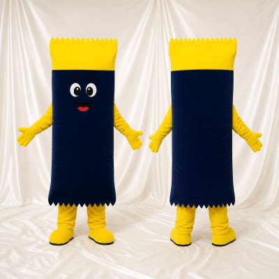 Fries Carton Mascot Costume Full Body for Adults Food Events